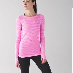 lululemon athletica Pink Long Sleeve Top